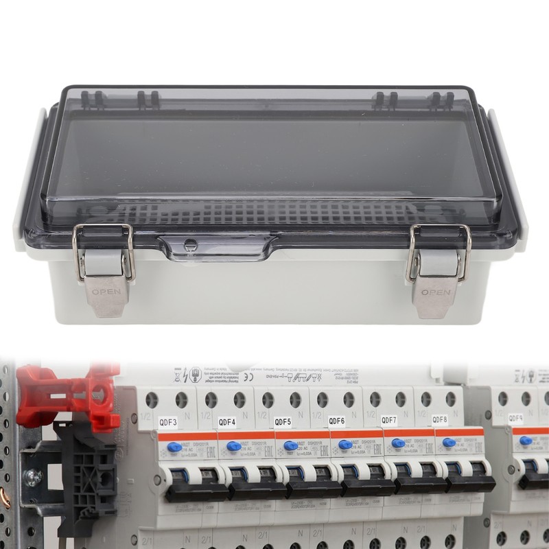 7.9x3.9x2.8 Inch Outdoor Electrical Box IP67 Waterproof Plastic Electrical Junction