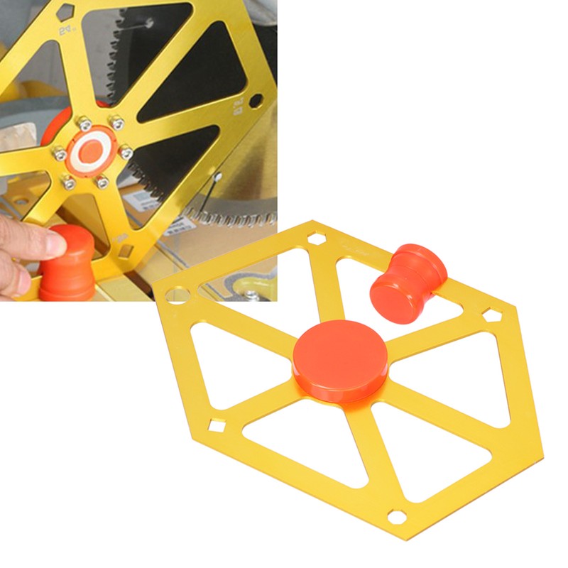 Woodworking Angle Ruler Hex Magnetic Aluminum Alloy Table Saw Adjustment