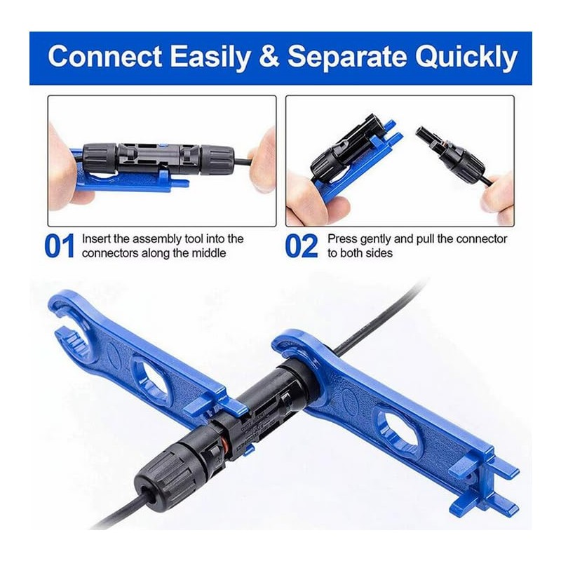 MC4 Key Set 2 Pack - Photovoltaic Plug Installation Tool