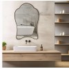 Mirror 20" x 30" Asymmetric Crown-Shaped Mirror, Hanging IrregularAcryl