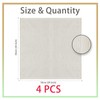 Tehttz 4Pcs 50x50cm Cheesecloth for Straining, Organic Unbleached Cotton Cheesecloth
