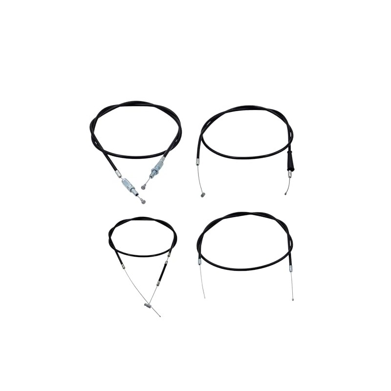 Bowden Cable Set Black 4-Piece Compatible with Hercules Prima 2