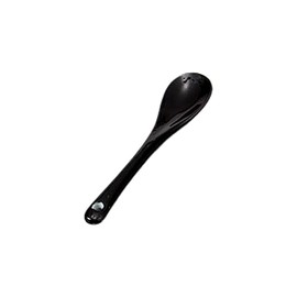 Yamashita Kogei 745534051 Spoon, Simple Black Spoon, 4.7 x 0.9 inches (12 x 2.3 cm)