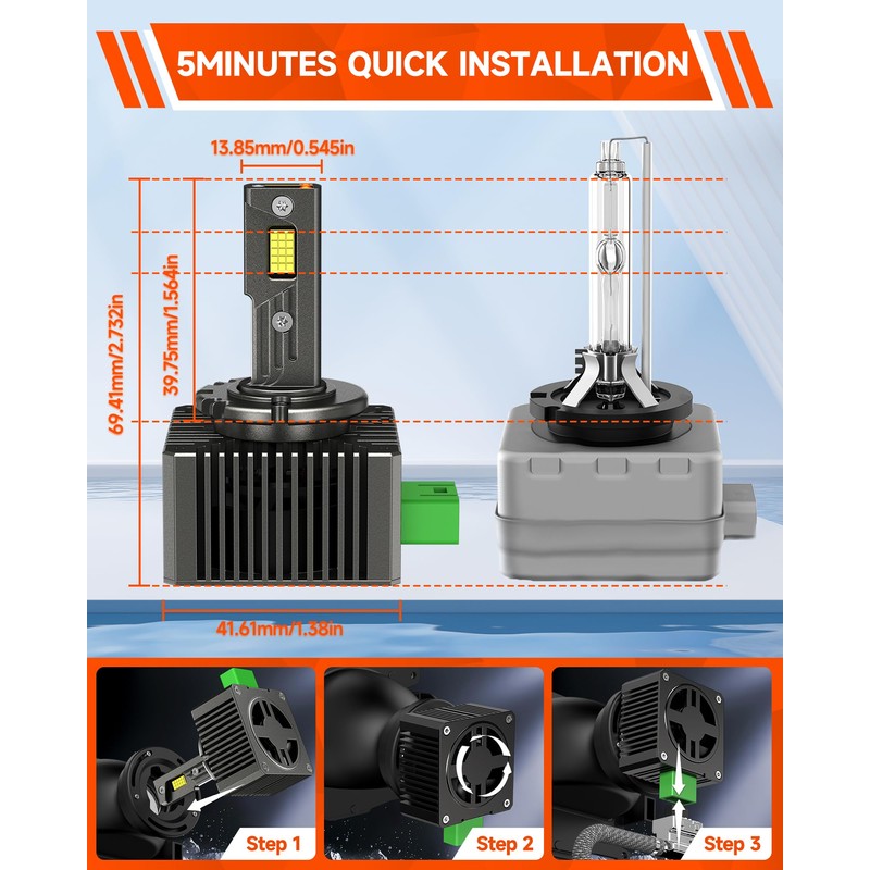 D3S Xenon Light Fit for Chevy Bolt Blazer Traverse Tahoe