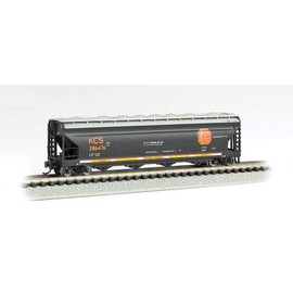 Bachmann Trains ACF 56' 4-Bay Center-Flow Hopper - KCS #286476 - N Scale, Prototypical Black