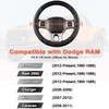 West Llama Customized Auto Car Steering Wheel Cover for Dodge