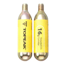 Topeak Cartouche CO2 16 grammes filetée 2 Pièces