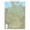 Large map of Germany with full lamination (wall map) 39.4