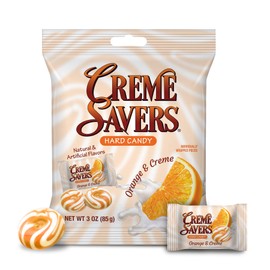 Creme Savers | Orange & Creme Hard Candy | 6.25 oz Bags | 2 Pack