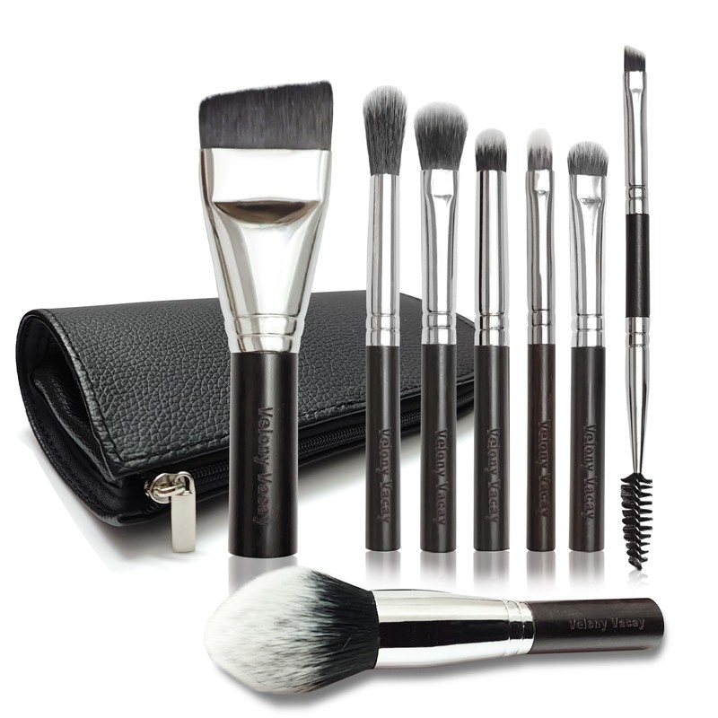 Juego de Brochas de Maquillaje de Viaje, Brochas de Maquillaje