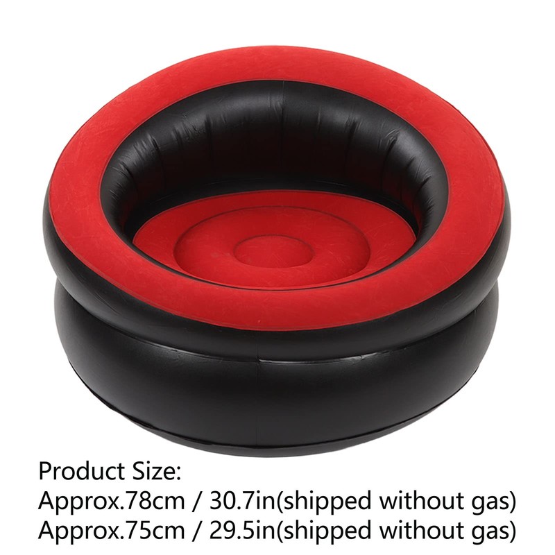 Inflatable Leisure Sofa, Simple Sofa Flocking Lazy Couch, Inflatable Chair