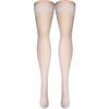 Truform Sheer Compression Stockings, 15-20 mmHg, Women's Thigh High Length,