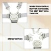 QIBZI Baby Stroller Safety Belts, Five Point Stroller Strap for