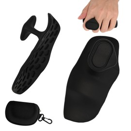 VLYX Professionelle Gewichthebergriffe – rutschfeste Silikon-Handgriffe mit Aufbewahrungsbox, 1 Paar Gym-Handgriffe für Kreuzheben, Kurzhanteln und Training im Fitnessstudio (Schwarz)