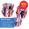 Baker Ross PJ149 Union Jack Cupcake Cases - Pack of