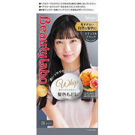 Hoyu Beauty Lab Whip Hair Color (Natural Black Hair Color) 1.4 oz (40 g) + 80 ml + 5 ml