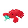 Nookums Paci-Plushies Buddies - Lobster Pacifier Holder - Adapts to