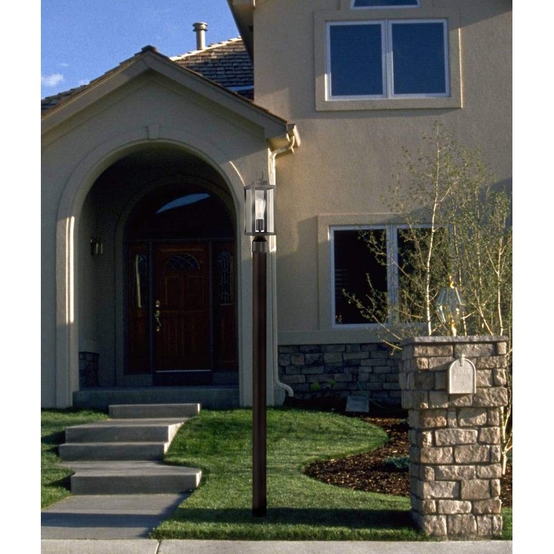 WISBEAM Outdoor Post Light, Pole Lantern, E26 Base 60W Max,