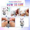 TOAOB 50pcs 16mm to 30mm Safety Eyes Black Plastic Dolls
