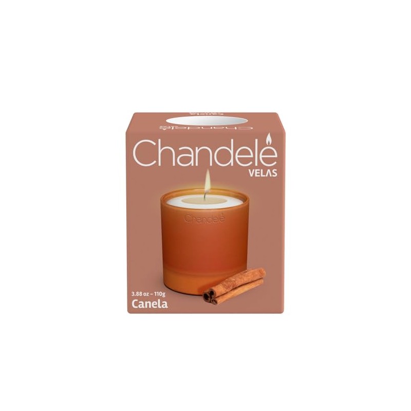 Vela aromática Canela en Vaso de barro
