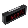 LED Clock Natural Sound Time Date Temperature Display Glowing Digital
