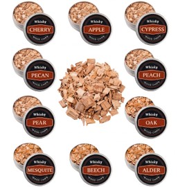 Cocktail Smoker Wood Chips, 10 Flavors for Whiskey and Bourbon