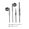 TEHAUX 1pc Metal in Ear Gaming Earphone with Microphone Heavy