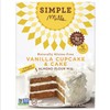 Simple Mills Almond Flour Mix, Vanilla Cupcake & Cake, 11.5