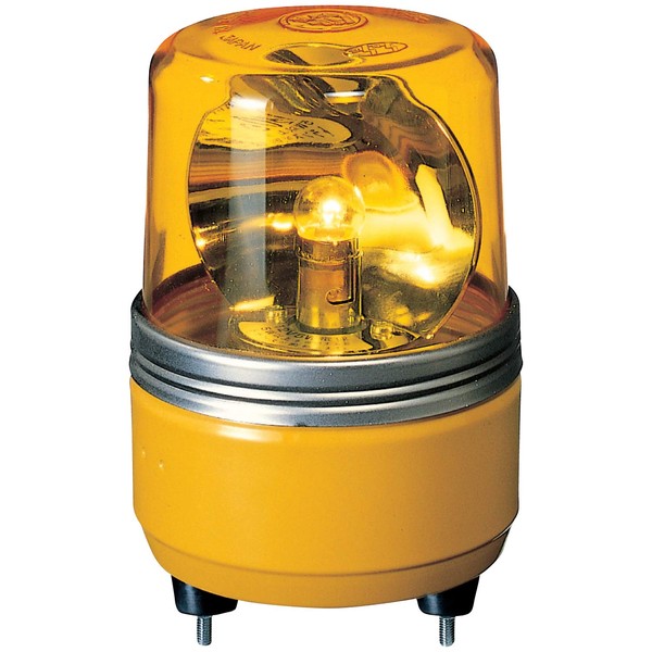 Patlite SKH-100EA-Y Small Rotating Light AC100V Φ100 mm Yellow