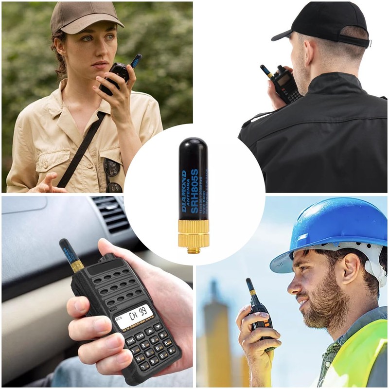 Diamond SRH-805S Walkie Talkie Antenna SMA-FMaster Small Handy Antenna UV-5R