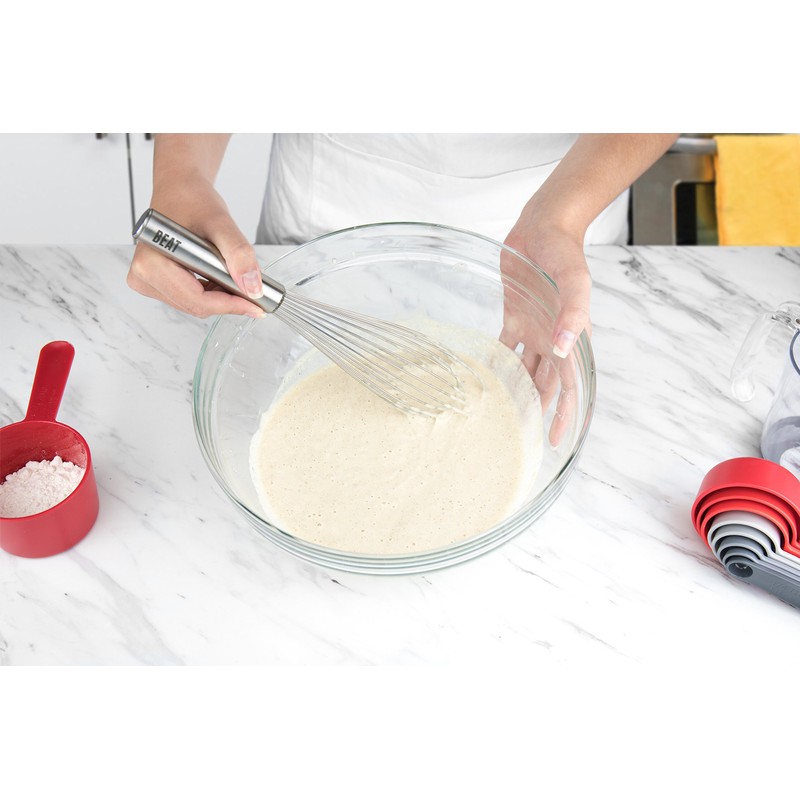 Tovolo Beat Whisk-9 Inch, Silver (81-5983P)