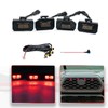 ‎MODIPIM Smoked Shell Red Light 4pcs Tacoma LED Grill Lights