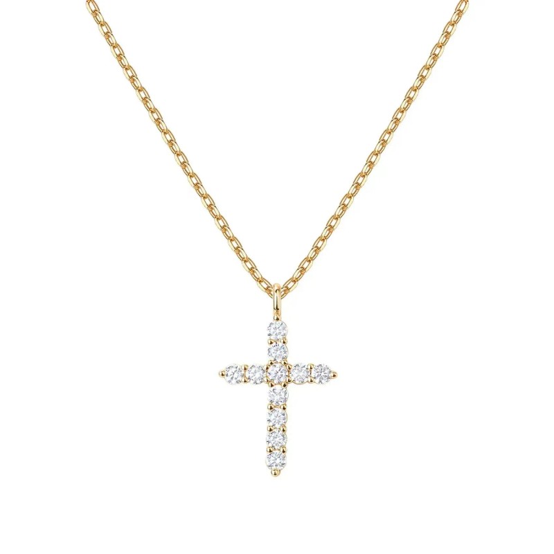 Luxury Hypoallergenic 18K Gold Plated Stainless Steel Double-Layer Micro Inlaid