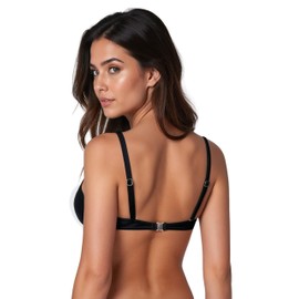 Vivisence 3209 Bikini Bra, Women's Swimwear, Bikini Top, Plain with Straps EU - Bikini 80B