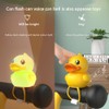 Duck Toy Car Ornaments Yellow Duck Car Dashboard Decorations Aircraft