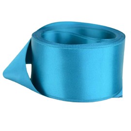 Teal Blue Satin Ribbon - 38mm Wide - 5 Meters for Gifts Wedding Party Decorations Cloths Sew Crafts Events
