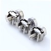 Healeved 50sets Cabinet Mounting Screw Set Square Hole Screws for