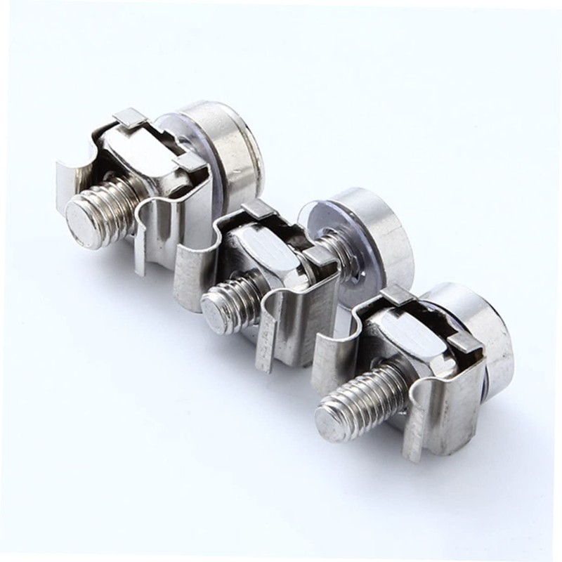 Healeved 50sets Cabinet Mounting Screw Set Square Hole Screws for