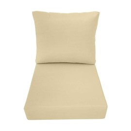 DBM IMPORTS AD103 Knife Edge Small 23x24x6 Deep Seat Back Cushion Slip Cover Set