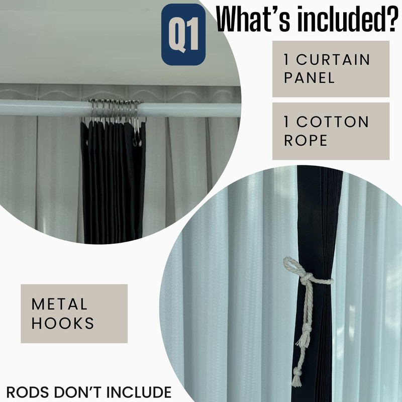 Zpnevx Accordion Door 100×84 inch, Waterproof Closet Curtain for Open