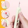 AEIOPRS 2 x 2-in-1 Needle Threader and Seam Ripper, Needle