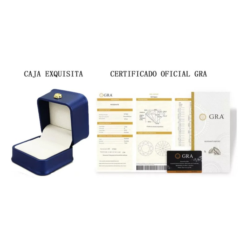 Pulsera Mujer Diamara Moissanita Plata 925 Ajustable Dijes Elegante