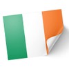 20 X Ireland Irish St Patricks Flag Stickers - Rectangle