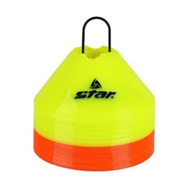 Soccer Sports Day Field Day Training Disc Cone Set Orange Lime