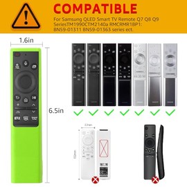 Paquete de 3 fundas para control remoto Climberer para Samsung Remote, funda protectora de silicona para Samsung Solar Cell 2021-2025 BN59-01357 BN59-