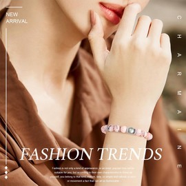 PEVRUAY Gifts for Women Bracelet Natural Stones Woman Idea Original Gift Teenager Girls Gifts Christmas Wife Birthday Gift Bracelet Gift for Daughter Mother Sister Girlfriend