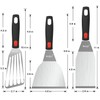 Beijiyi Stainless Steel Spatula Set, Heavy Duty Small Metal Spatula
