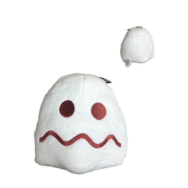 Pac Man Ghost Push toy Quality Super Soft (6'69"/17cm, White
