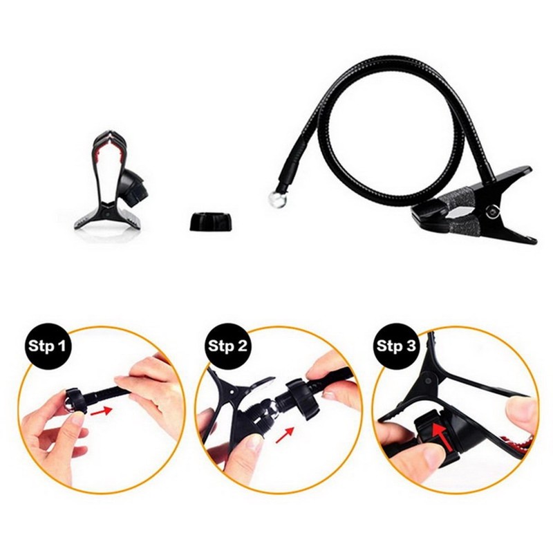 axGear 360 Soporte de brazo largo flexible giratorio para cama