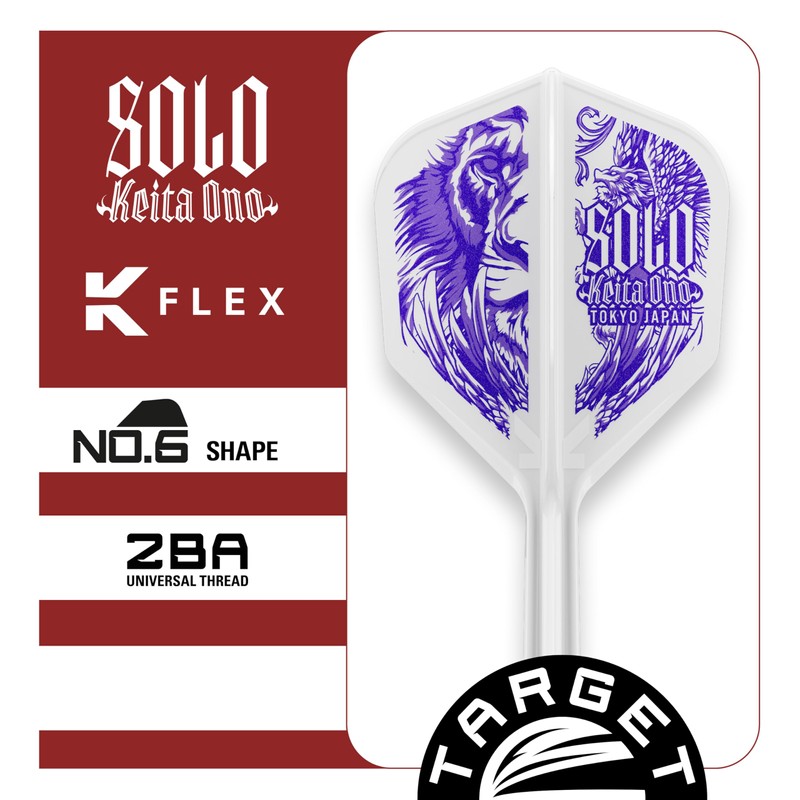 Target Japan K-Flex Solo Keita ONO No.6 KFlex Dart Flights
